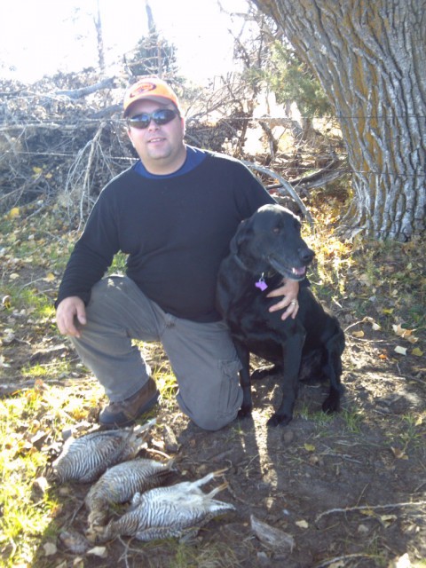 Old Buster did alright...not much of a pointer but a retrieving fool....until its time to eat!