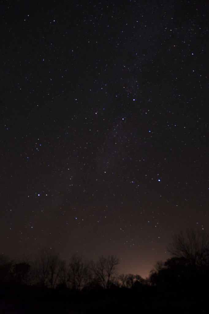 Stars envelope a night sky near Brady. Julie Geiser/NEBRASKAland Magazine