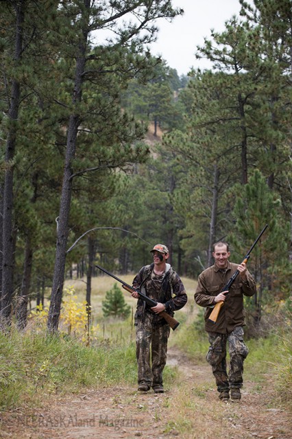 Hunting at Chadron Creek WMA