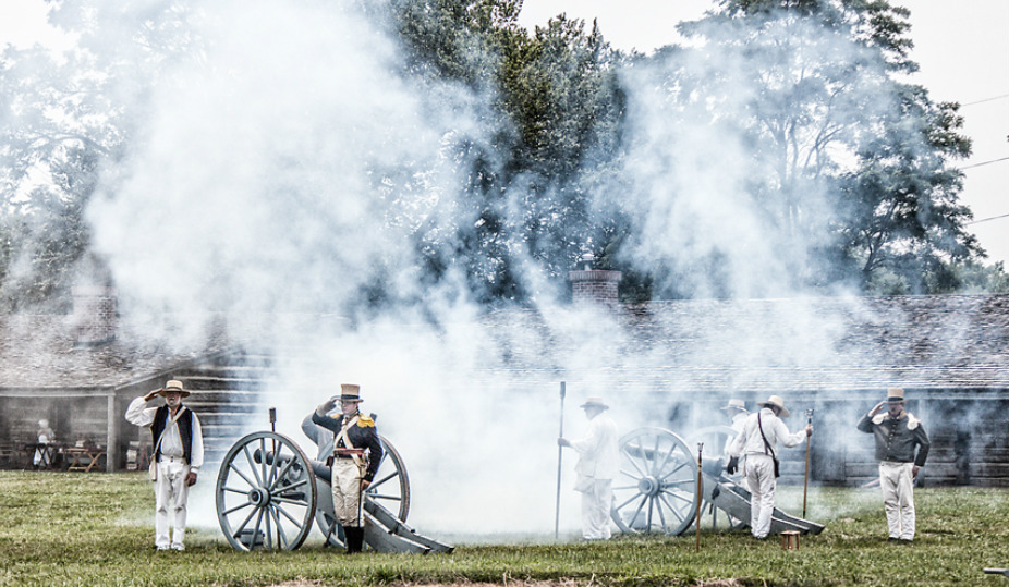 Living history at Fort Atkinson. Photo courtesy of Friends of Fort Atkinson.