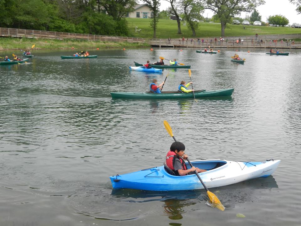 Kayaking is one of the many outdoor activities to try at Ponca State Park. Photo courtesy of Ponca State Park staff.
