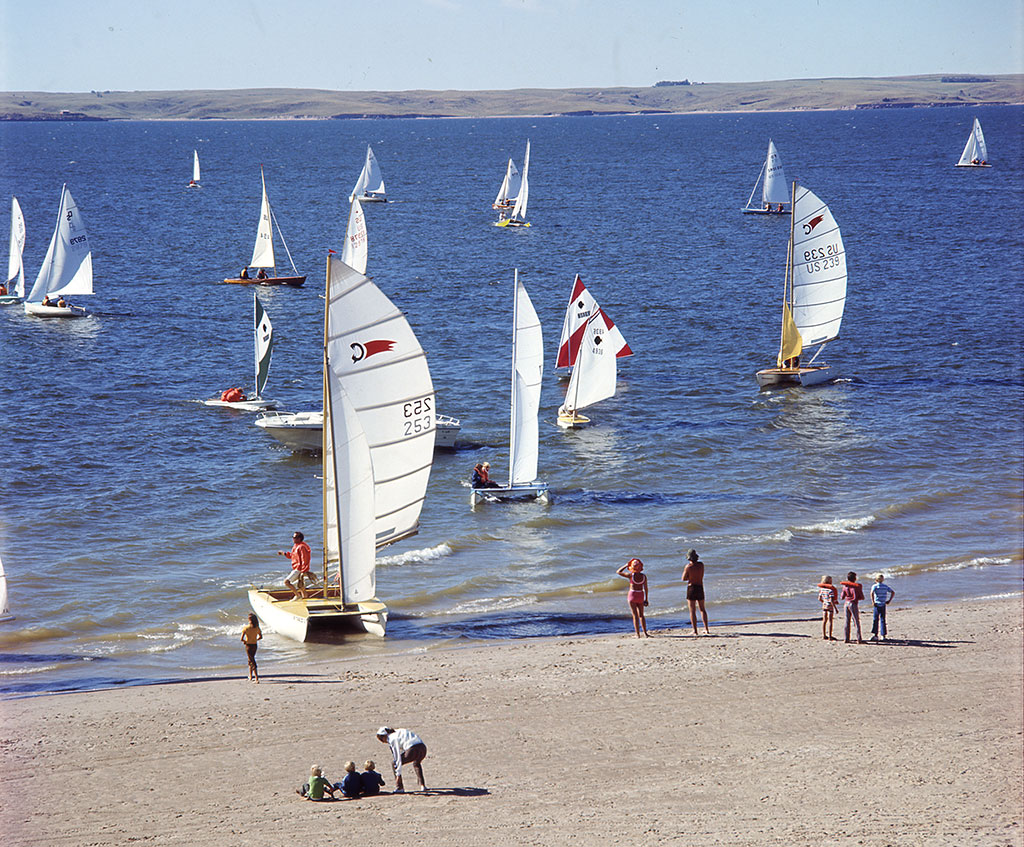 Boaters on Lake McConaughy