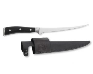Wüsthof Classic Ikon fillet knife and sheath.