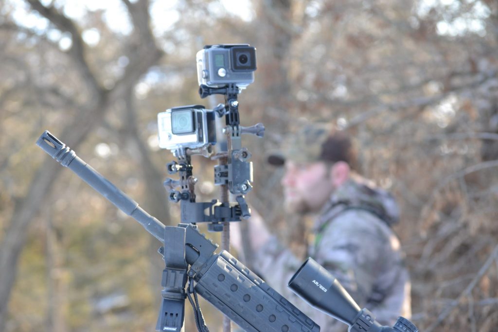 Deer hunting with an action camera