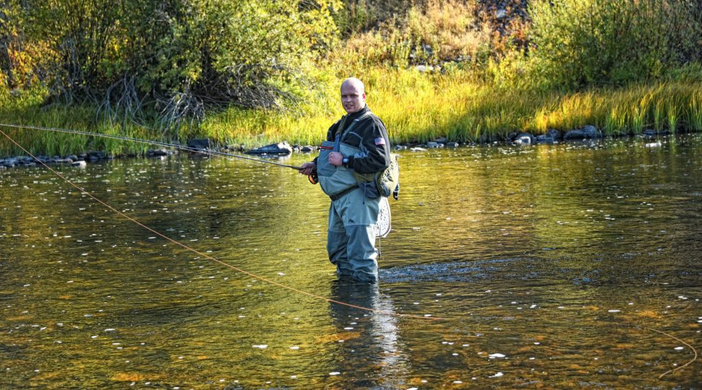 Fly-fishing programs catch on as therapy for troops and veterans recovering  from trauma