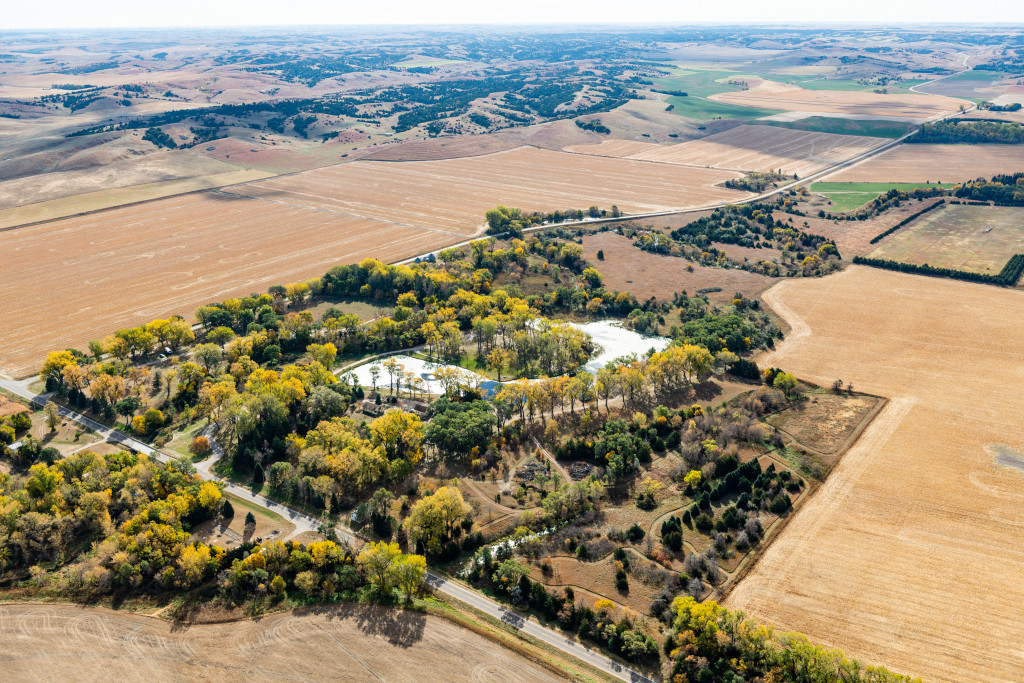 Aerial view of Victoria Springs SRA