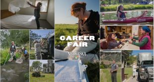 A collage of people working a variety of outdoors jobs.