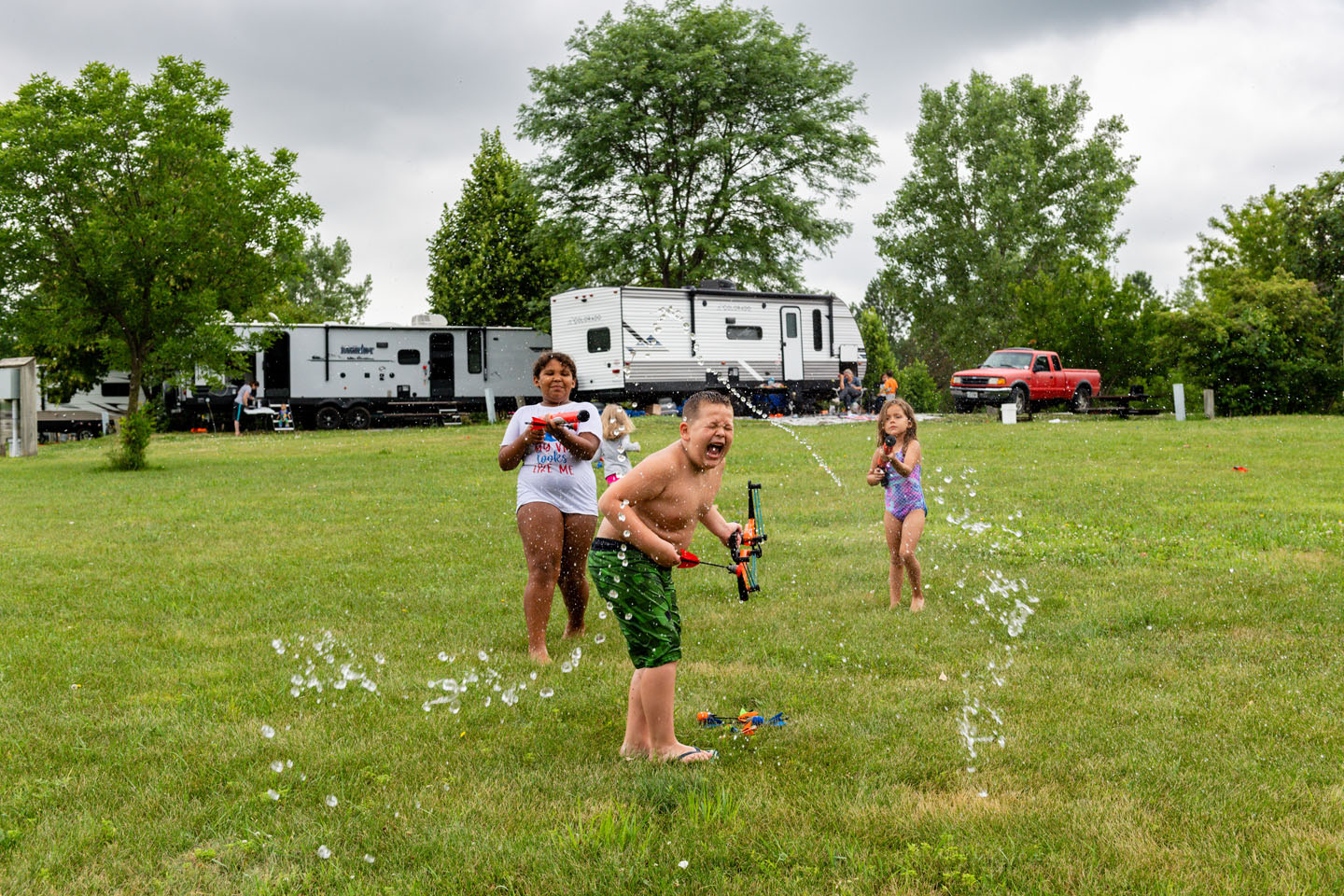 Kids water fight