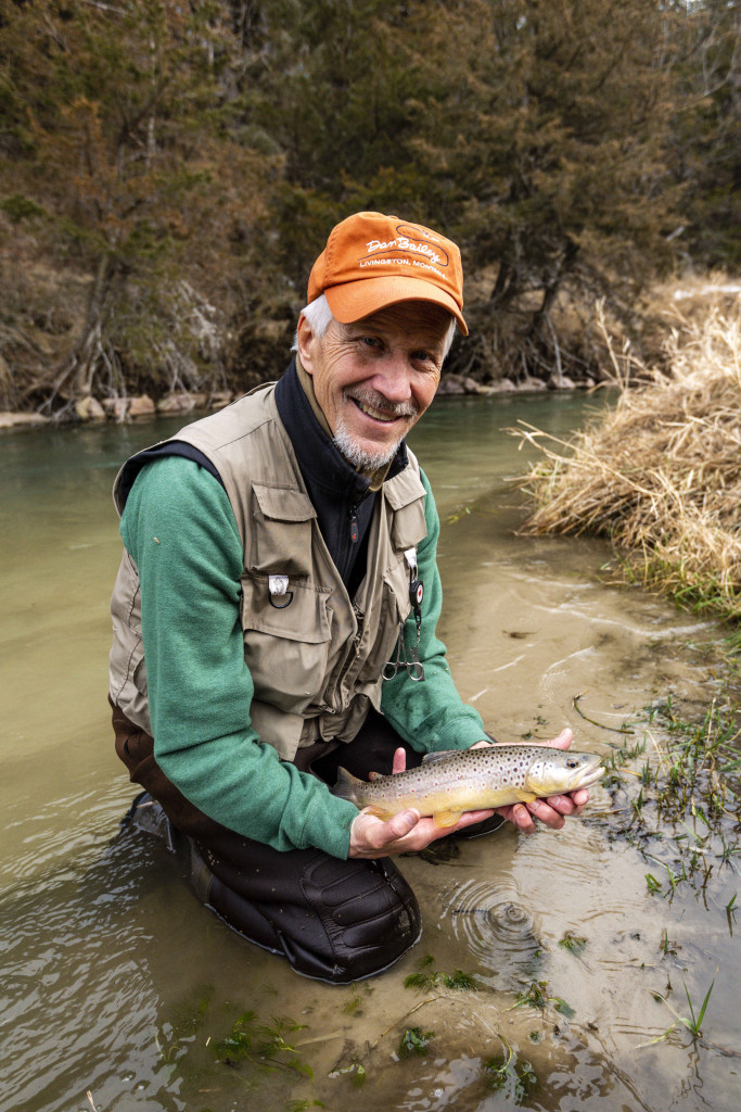 Joel Klammer and brown trout