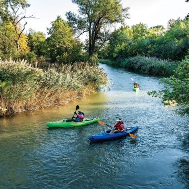 kayaking Kearney Water Trail