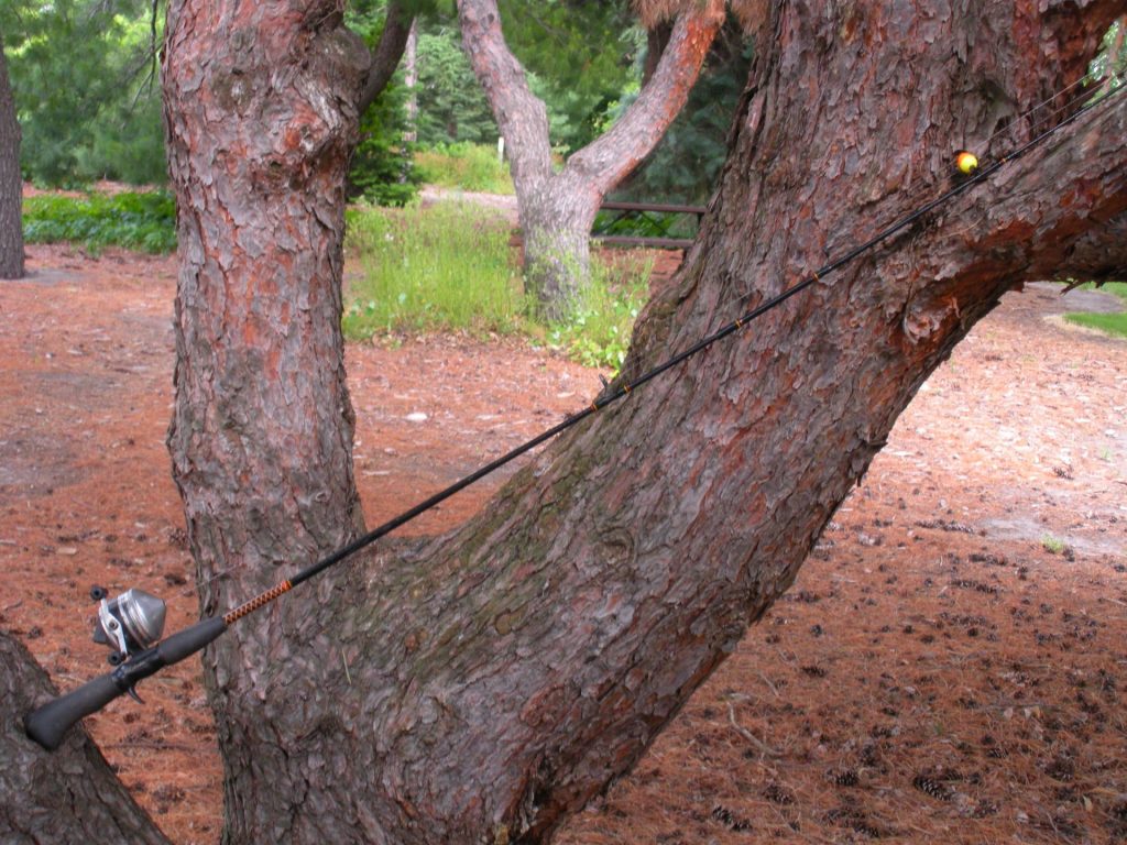 Zebco reel with Ugly Stick rod combo