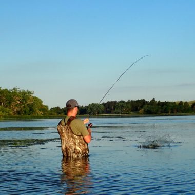 Daryl Bauer fishing