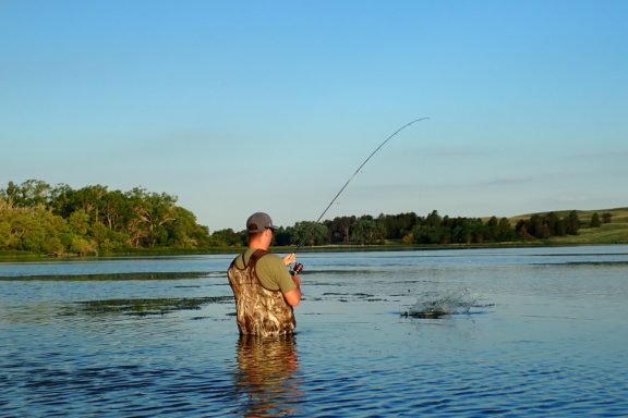 Daryl Bauer fishing