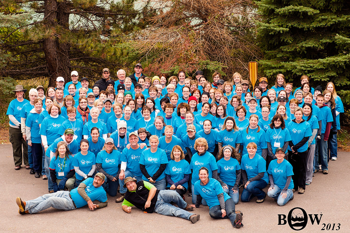 Group photo from the 2013 BOW weekend.