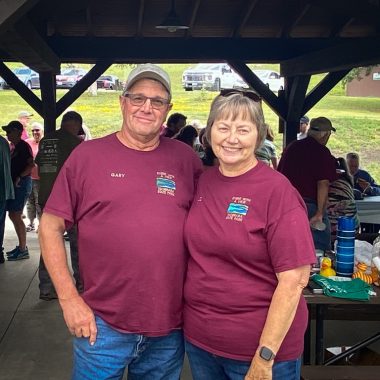 Liz and Gary Doerr of Creighton designed and placed about 60 geocaches at Niobrara State Park.