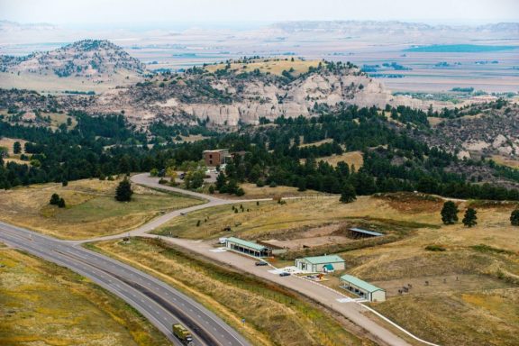 Aerial view of Wildcat Hills SRA