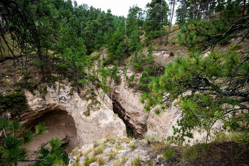 The Devil's Den from above.