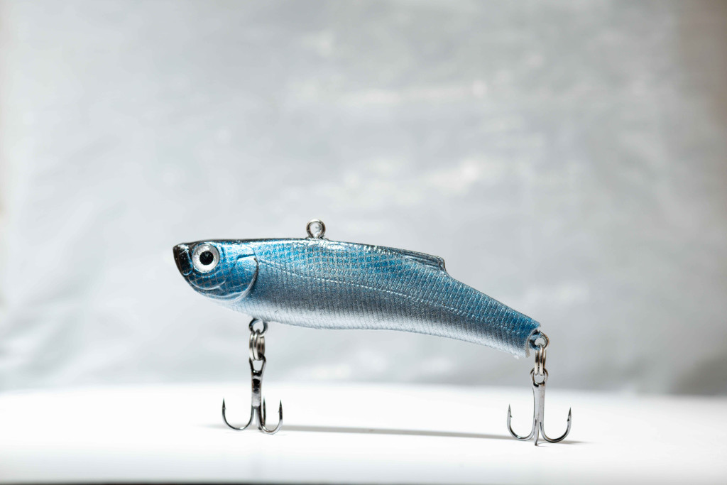 A hand-painted crankbait.