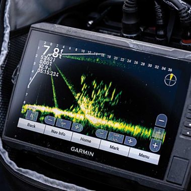 Garmin LiveScope forward-facing sonar.