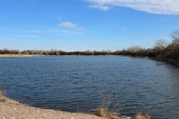 View of Bufflehead interstate lake.