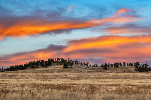 Sunset in Sioux County