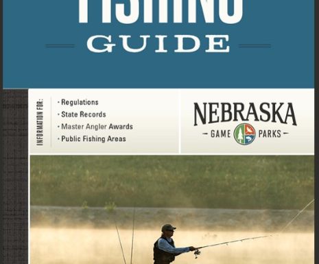 Cover of the 2025 Nebraska Fishing Guide.