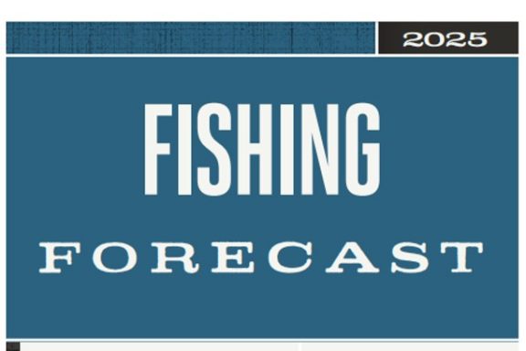 2025 Fishing Forecast Cover.