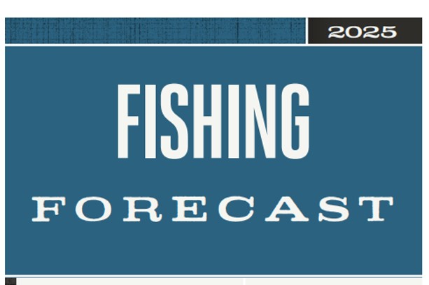 2025 Fishing Forecast Cover.