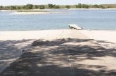 View of boat ramp at Powderhorn area of Merritt Reservoir.