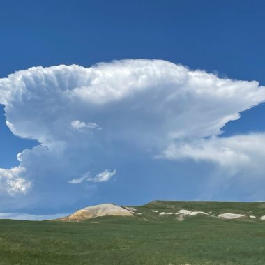 Cumulonimbus anvil cloud.