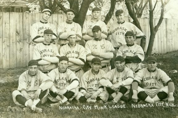 The Nebraska City Foresters baseball team, circa 1910-1913.