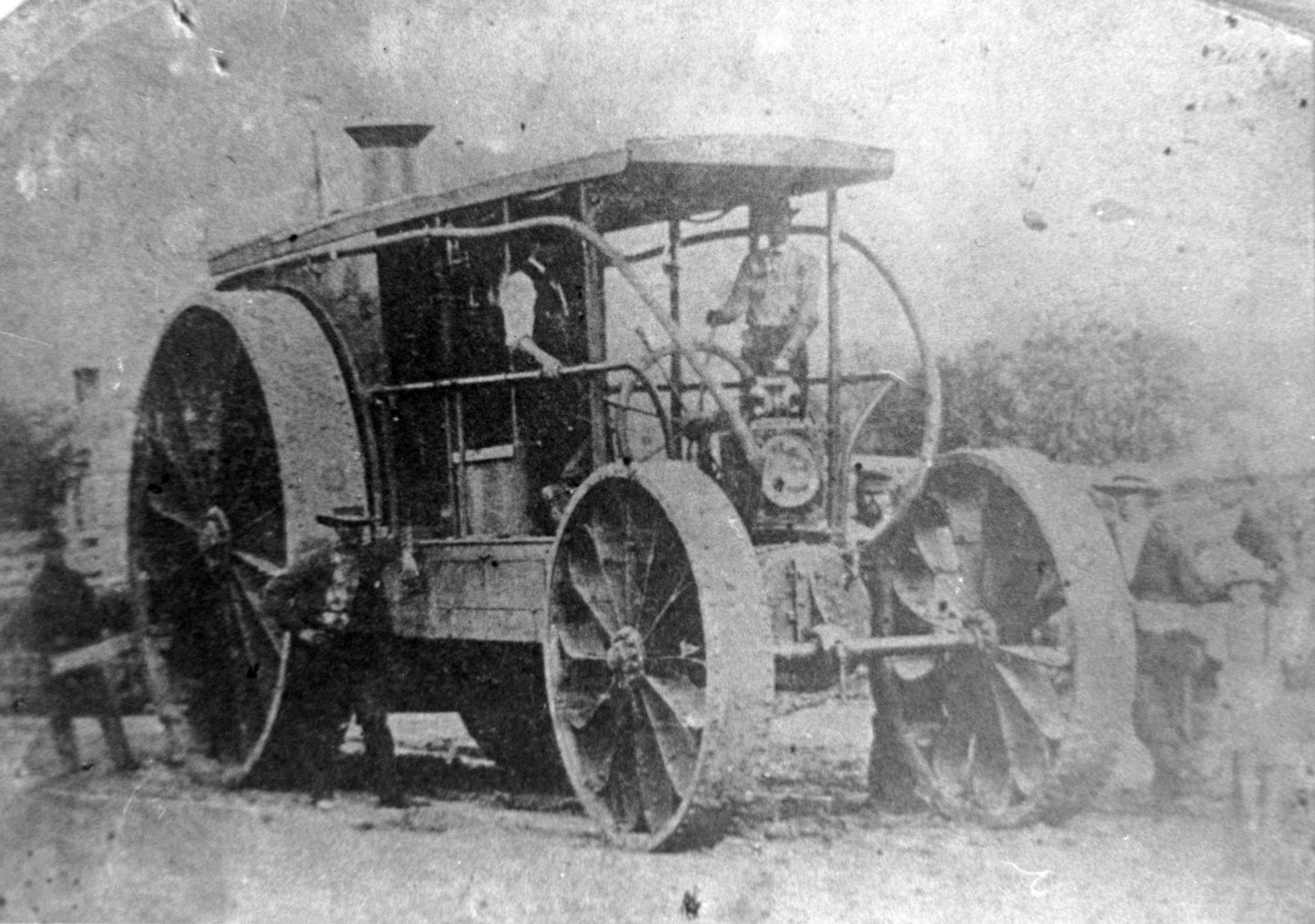 The Nebraska City steam wagon, 1862.