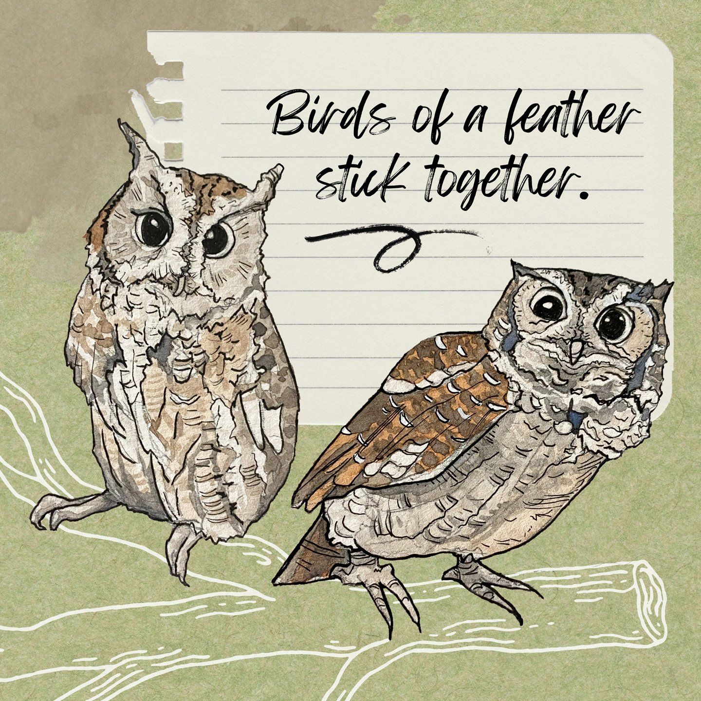 Illustration of Spike the owl by Regan Ralston.