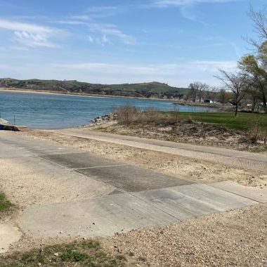 Boat ramp on Missouri River at Verdel, Nebraska. Photo by Nebraska Game & Parks Commission.