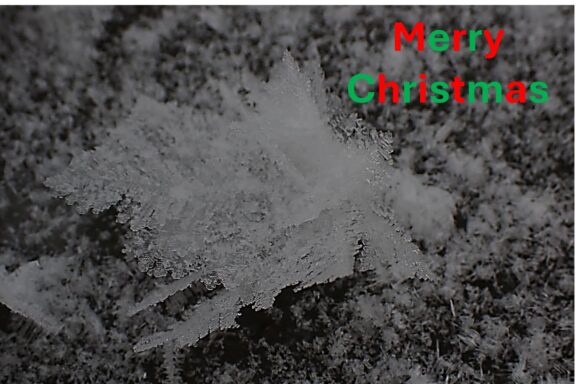 Ice crystals on a frozen lake. Photo by Daryl Bauer, Nebraska Game & Parks Commission.