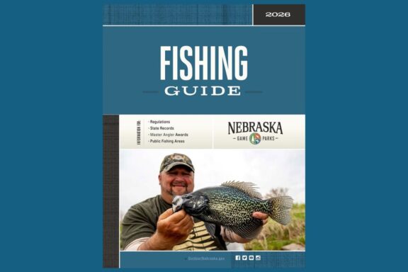 Cover of 2026 Nebraska Fishing Guide.