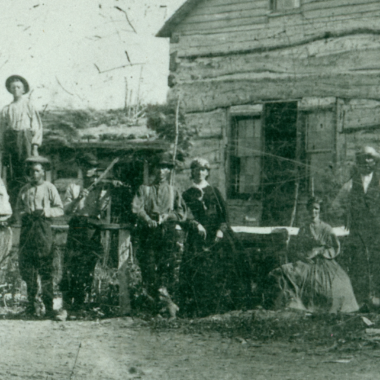 Roland Reed Ranch, 2 miles west of Beaver Crossing, Nebraska, 1866. NSHS RG2469-PH0-5.