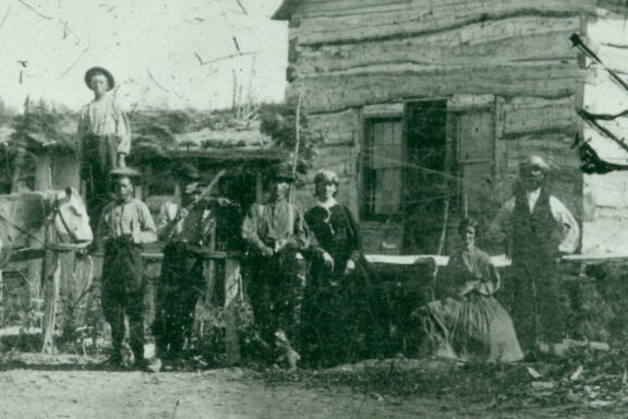 Roland Reed Ranch, 2 miles west of Beaver Crossing, Nebraska, 1866. NSHS RG2469-PH0-5.
