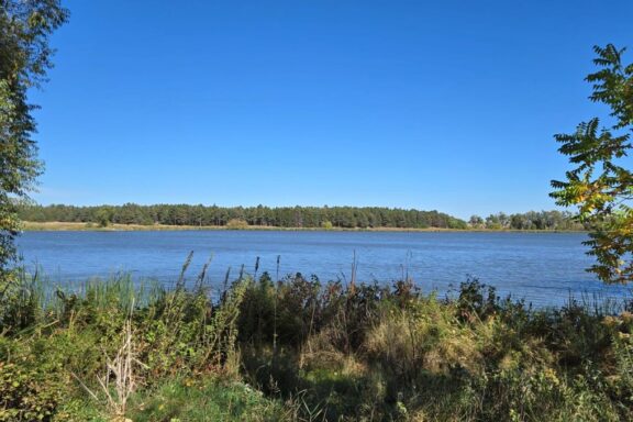 Smith Lake WMA, Nebraska viewed looking east.