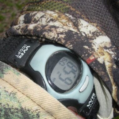 Wrist watch. Photo by Daryl Bauer, Nebraska Game & Parks Commission.