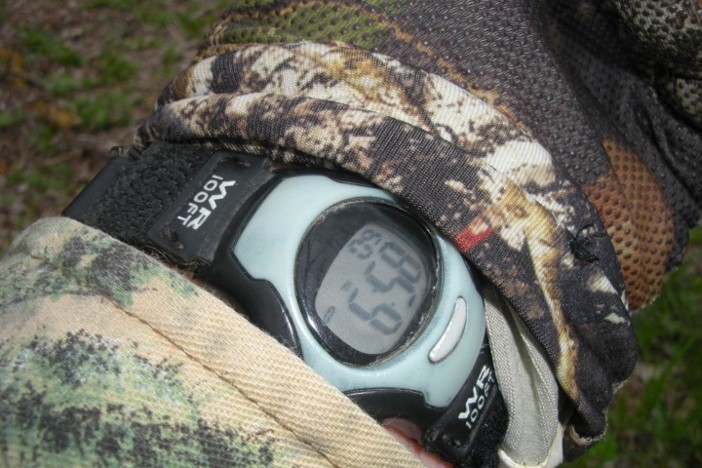 Wrist watch. Photo by Daryl Bauer, Nebraska Game & Parks Commission.