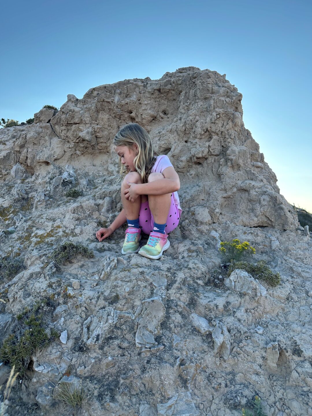 Not every outdoor adventure has to go far or fast, like this trip up to Chadron State Park hiking trail. Sometimes it looks like sitting on a rock, watching, wondering, and taking it all in.