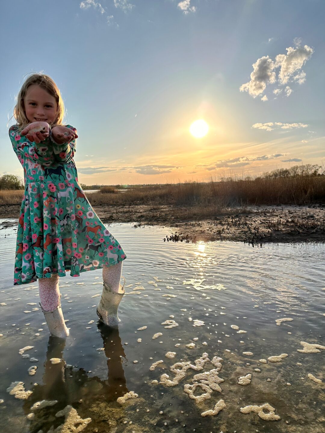 Mud, bugs, mosquitoes and wind have been a constant in nature and once one learns to ignore them or finds they are no big deal, the real confidence begins. Yes, they’re annoying but it’s nature. Build that confidence.