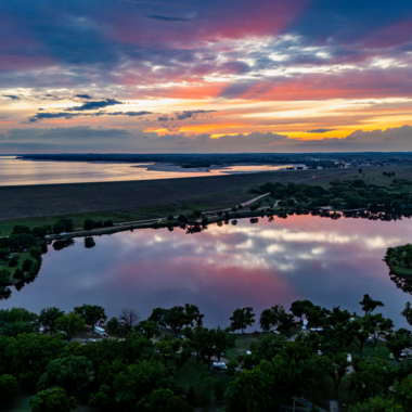 The sun sets a little earlier at Lake Ogallala than it does elsewhere in Keith County, as much as a half hour earlier if you are parked in the west campground of the lake.