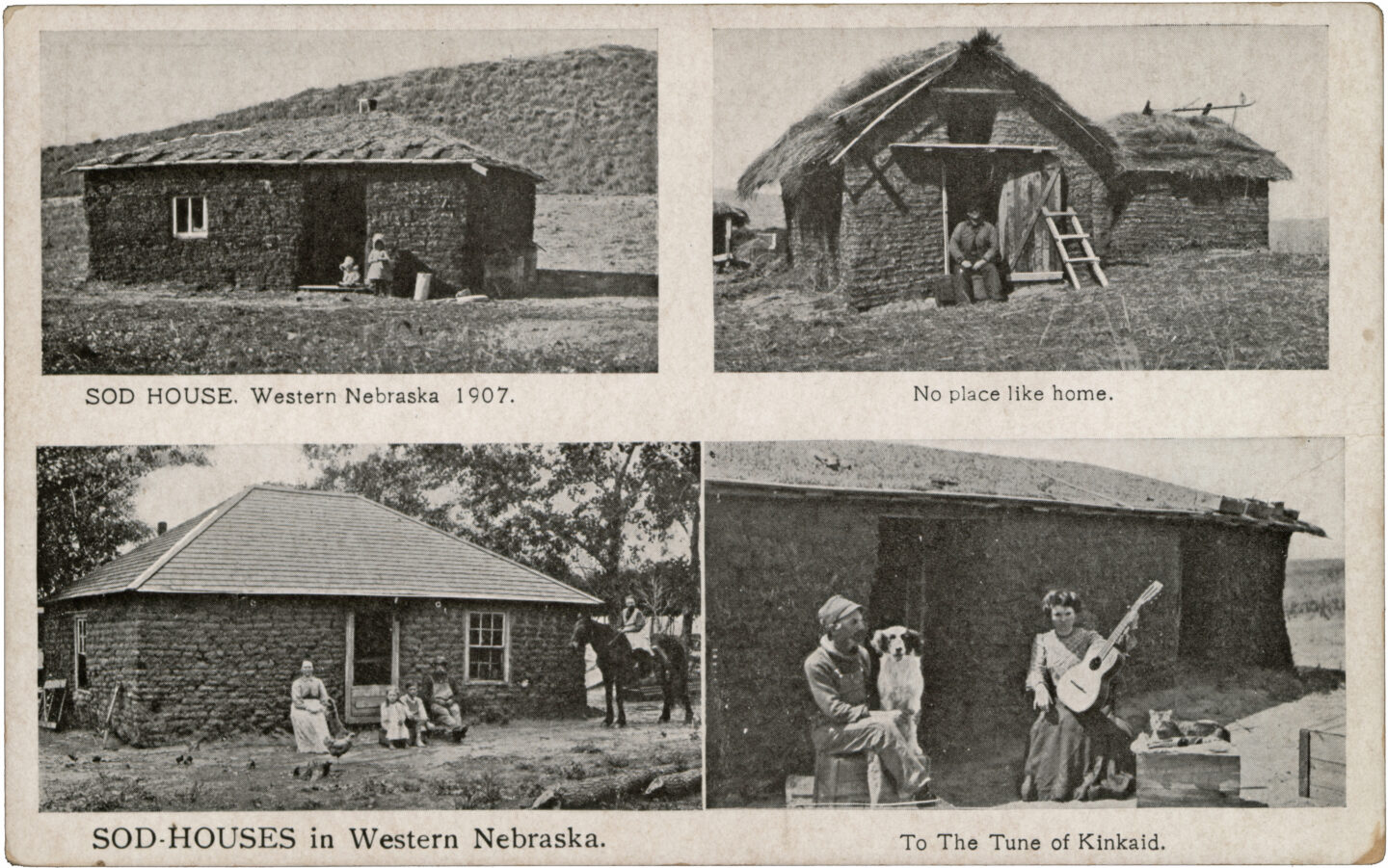 Kinkaider-era postcard by photographer John Nelson of Ericson, Nebraska. NSHS RG3542-132-15