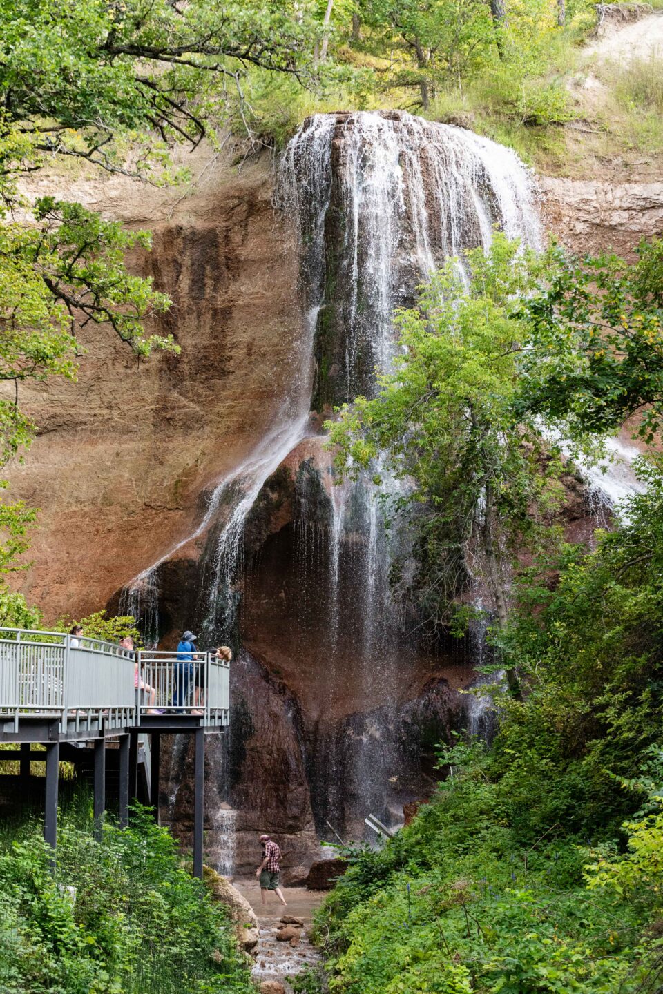In 2023, an ADA-accessible walking path was finalized at Smith Falls State Park, bringing even more visitors to this iconic landmark. 