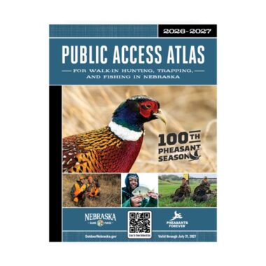 Cover of the 2026 Nebraska Public Access Atlas.