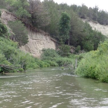 View of a Nebraska stream.