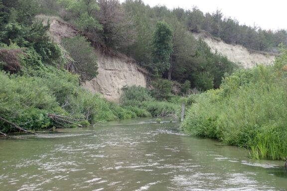 View of a Nebraska stream.