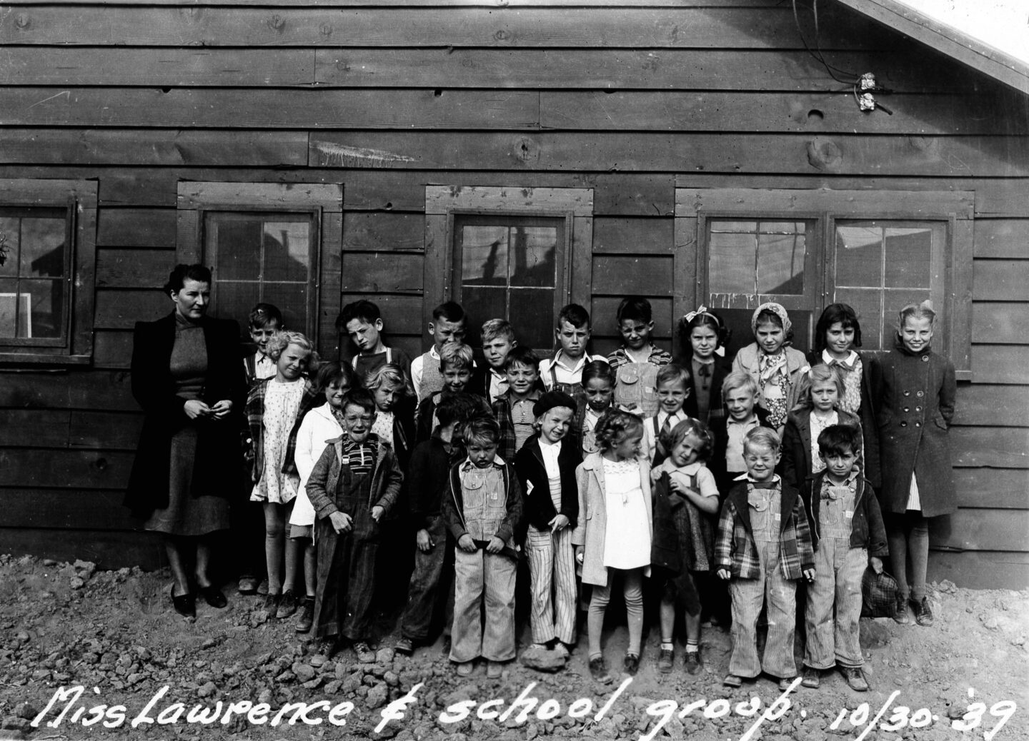 The Kingsleyville school in 1939. NSHS RG2114-0-15